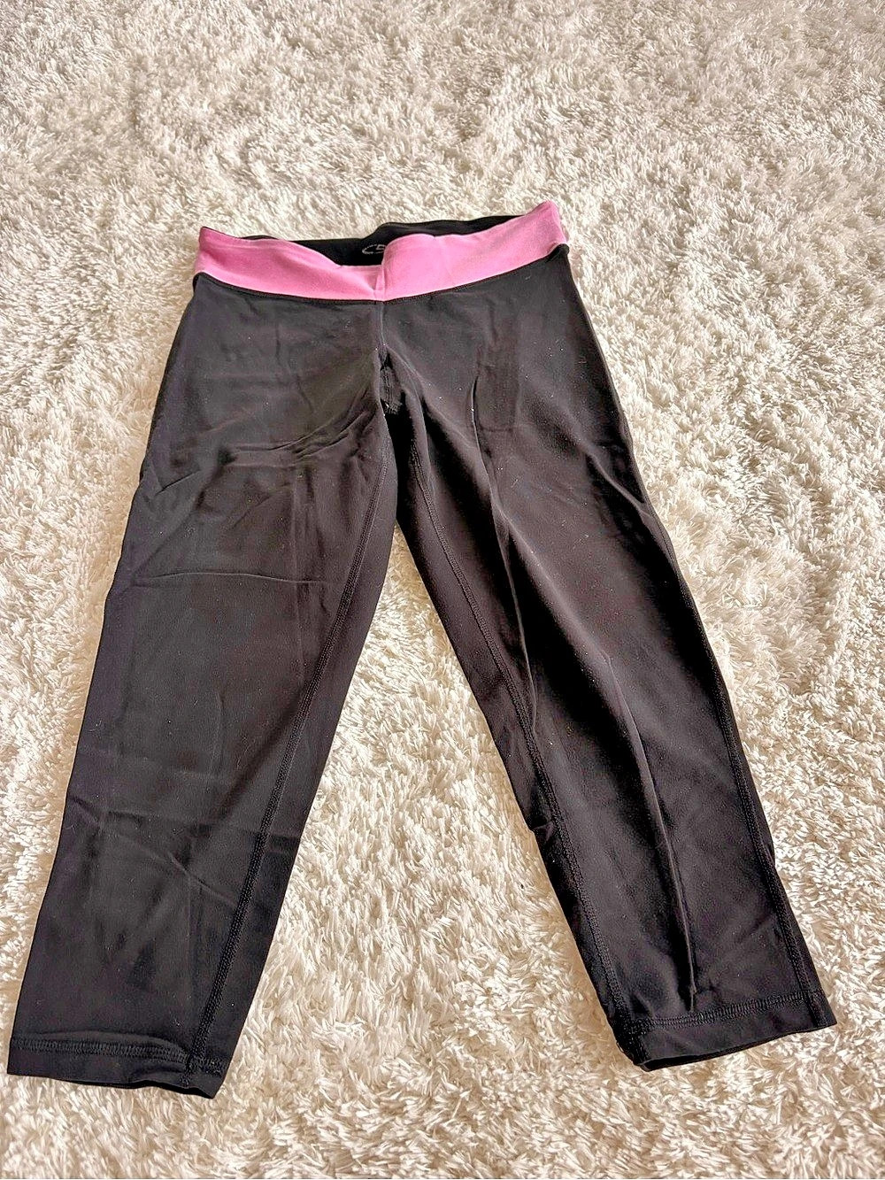 Black & Pink Athletic Leggings